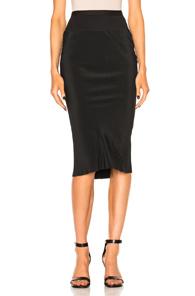 Rick Owens Knee Length Skirt In Black
