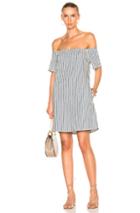 Ag Adriano Goldschmied Harley Dress In Blue,stripes,white