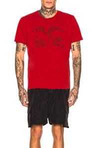 Reese Cooper Eagle Graphic Tee In Red
