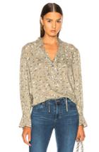 Ag Adriano Goldschmied Celeste Top In Green,floral