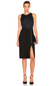 3.1 Phillip Lim Button Sleeveless Dress In Black