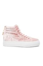 Buscemi 140mm Velour Sneakers In Pink
