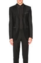 Givenchy Wool Mohair Blazer In Black