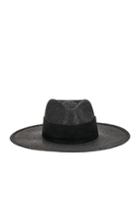 Janessa Leone Rose Packable Hat In Black