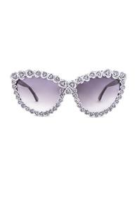 A-morir Ellen Sunglasses In Metallics,floral