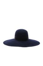 Maison Michel Blanche Hat In Blue
