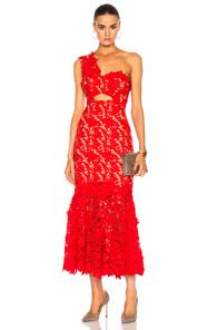 Johanna Ortiz Macarena Dress In Red