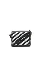 Off-white Diagonal Square Flap Bag In Black