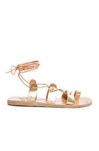 Ancient Greek Sandals Alcyone Sandals In Metallics