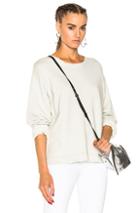 Rta Beal Sweatshirt In White,gray,metallics