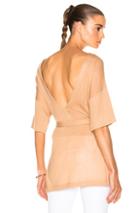 Soyer Low Back Tunic Top In Neutrals