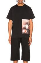 Raf Simons Flowers Tee In Black