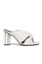 Proenza Schouler Mirror Heel Twist Mules In White