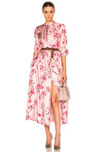 Brock Collection Disco Dress In Pink,floral