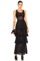 Stella Mccartney Tiered Sleeveless Dress In Blue