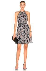 L'agence Alyse Dress In Blue,abstract