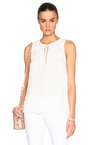 Alice + Olivia Kyrena Top In White