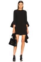 Ellery Kilkenny Frill Sleeve Mini Dress In Black