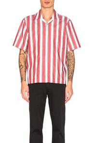Stella Mccartney Striped Shirt In Red,stripes