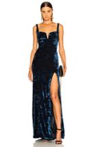 Galvan Solstice Dress In Blue