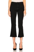 L'agence Sophia High Rise Cropped Flare In Black