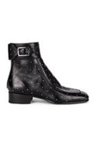 Saint Laurent Miles Stud Bootie In Black