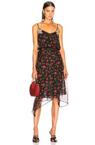Dodo Bar Or Valentina Dress In Black,floral,red