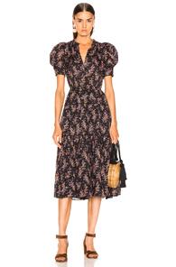 Ulla Johnson Corrine Dress In Black,floral