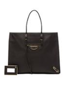 Balenciaga Metallic Edge Papier A4 In Black