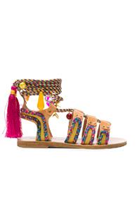 Elina Linardaki Pisces Sandals In Neutrals,pink