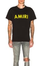 Amiri Logo Tee In Black