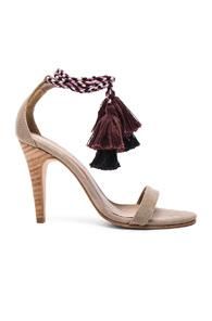 Ulla Johnson Suede Reina Heel In Neutrals