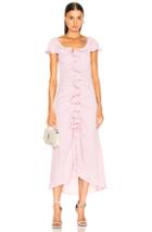Sies Marjan Portia Marocaine Ruched Dress In Pink
