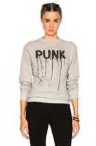 R13 Punk Sweatshirt In Gray