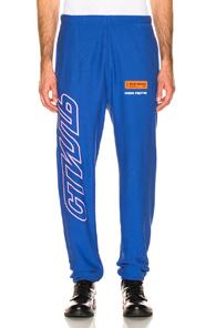 Heron Preston Ctnmb Sweatpants In Blue
