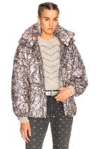 Isabel Marant Calvin Coat In Blue,abstract