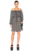 Zimmermann Pavilion Gather Scoop Dress In Stripes