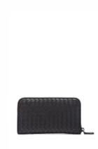 Bottega Veneta Intrecciato Nappa Wallet In Blue