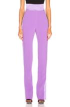 David Koma Side Panel Trouser Pant In Purple