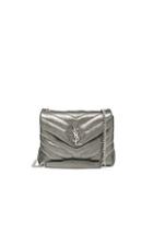 Saint Laurent Small Soft Monogramme Bag In Metallics