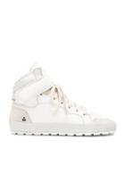 Isabel Marant Etoile Bessy Hip Hop Leather Sneakers In White
