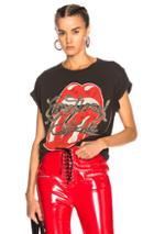 Madeworn Rolling Stones Emotional Rescue Tee In Black,gray