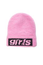Alexander Wang Graphic Beanie In Pink