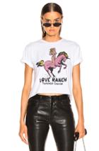 Local Authority Love Ranch Crop Tee In White