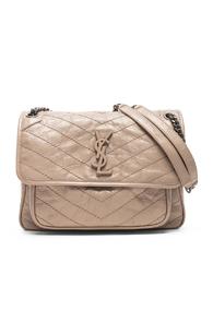 Saint Laurent Monogramme Niki Shoulder Bag In Neutral