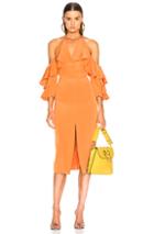 Cushnie Et Ochs Aura Dress In Orange