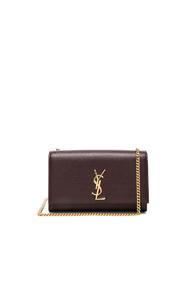 Saint Laurent Medium Monogram Kate Chain Bag In Purple