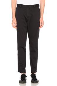 Acne Studios Alfred Satin Trousers In Black