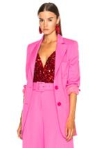 Oscar De La Renta Oversized Blazer In Pink