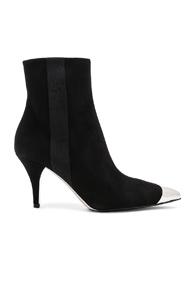 Calvin Klein 205w39nyc Suede Rocio Stiletto Boots In Black